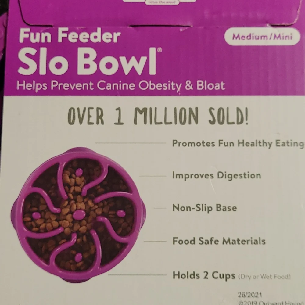 Slow Feeder Dog Bowl